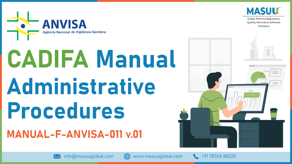 CADIFA Manual for Administrative Procedures – MANUAL-F-ANVISA-011 v.01